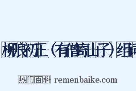 柳浪初正（有僧寄山子）组词是什么意思的图片